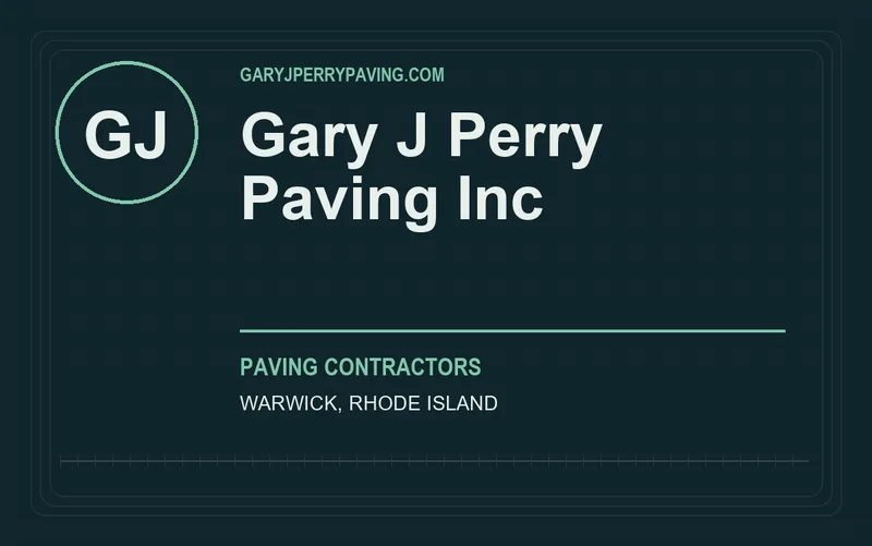 Gary J Perry Paving Inc in Warwick, Rhode Island