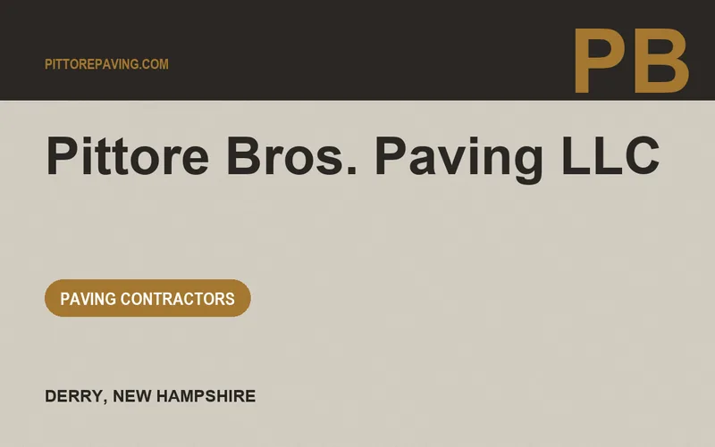 Pittore Bros. Paving LLC in Derry, New Hampshire