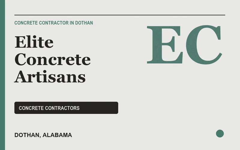 Elite Concrete Artisans in Dothan, Alabama