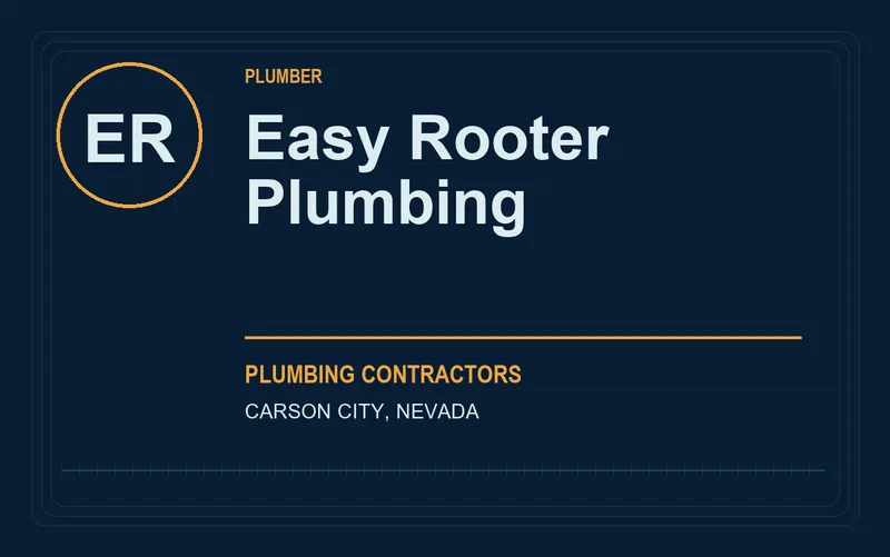 Easy Rooter Plumbing in Carson City, Nevada