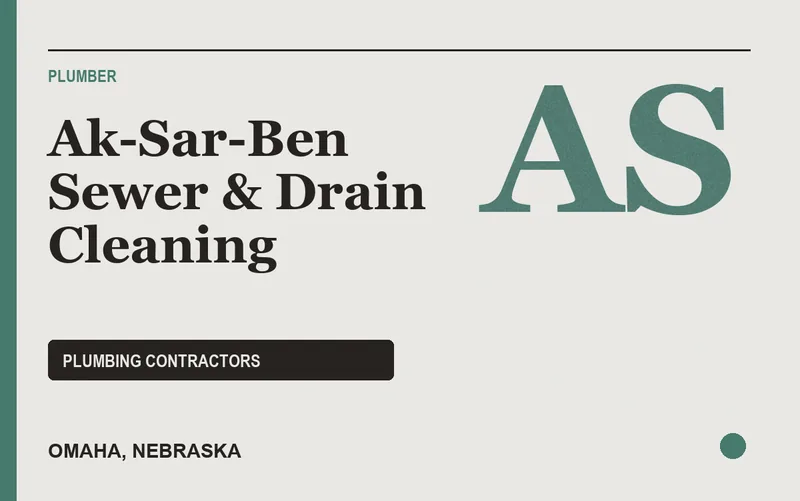 Ak-Sar-Ben Sewer & Drain Cleaning in Omaha, Nebraska
