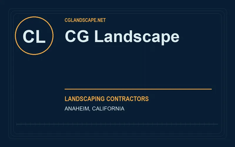 CG Landscape in Anaheim, California