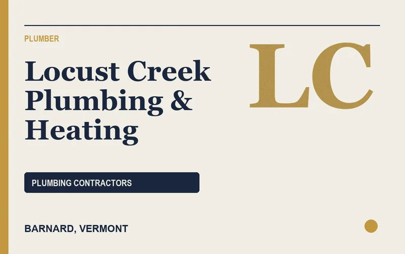 Locust Creek Plumbing & Heating in Barnard, Vermont