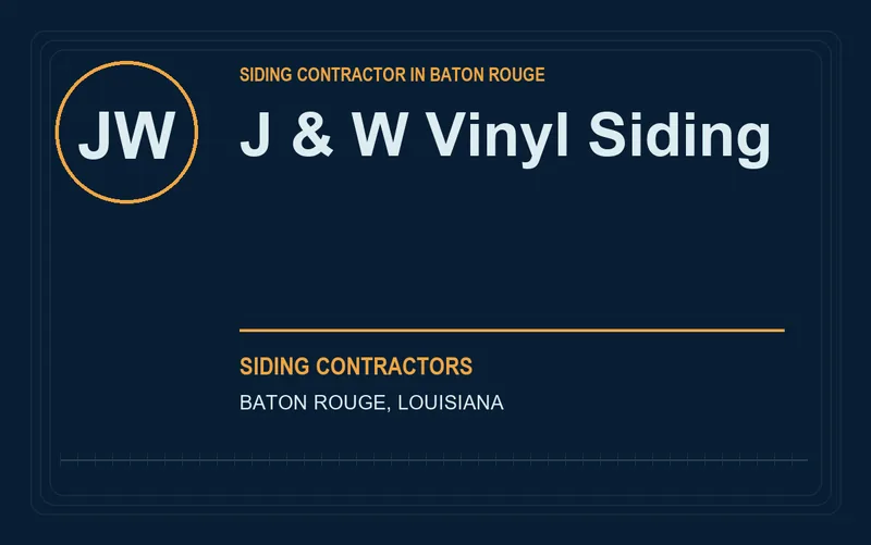 J & W Vinyl Siding in Baton Rouge, Louisiana