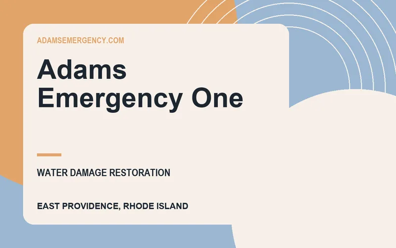 Adams Emergency One in East Providence, Rhode Island