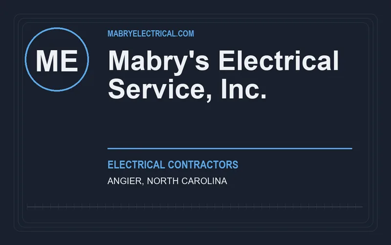 Mabry's Electrical Service, Inc. in Angier, North Carolina