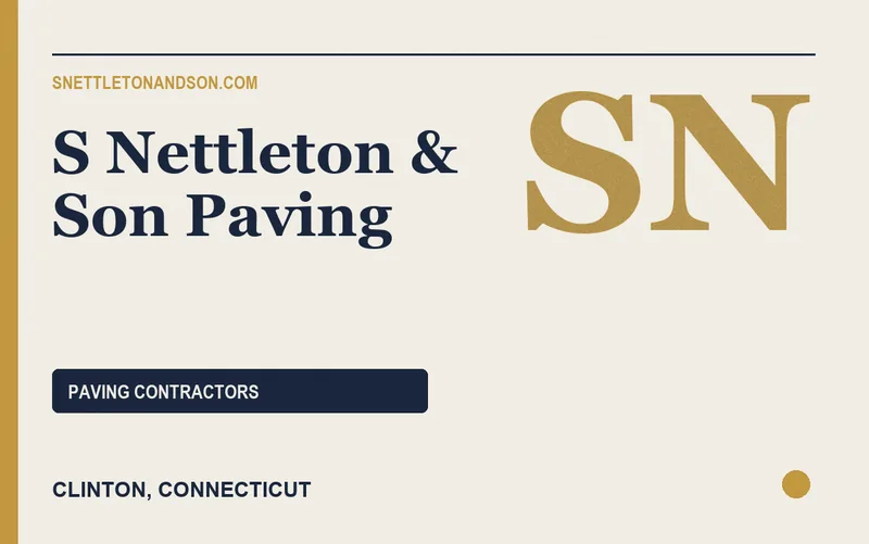 S Nettleton & Son Paving in Clinton, Connecticut
