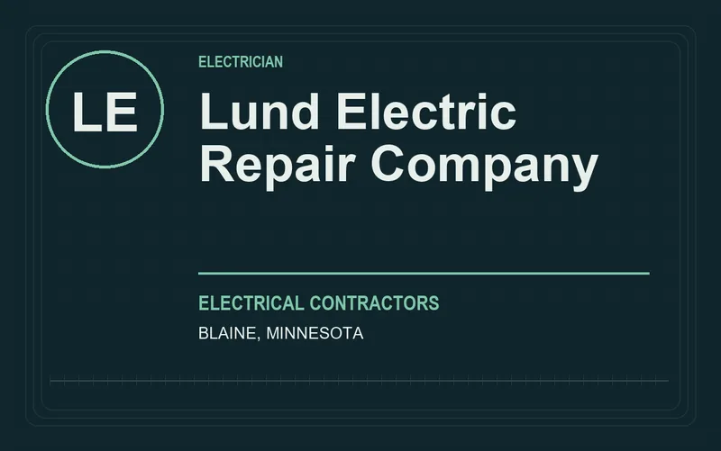 Lund Electric Repair Company in Blaine, Minnesota
