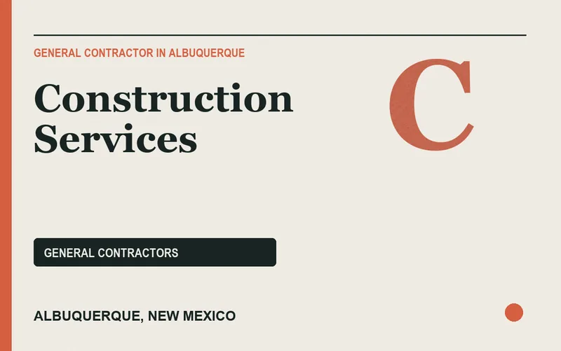 Construction Services in Albuquerque, New Mexico