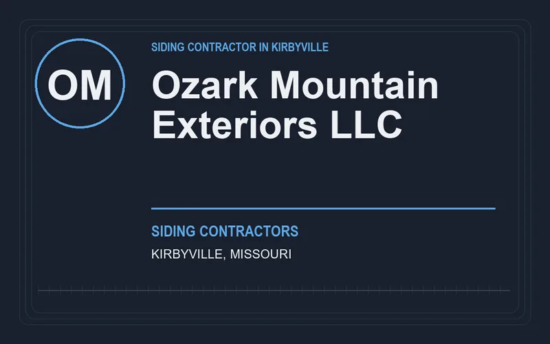 Ozark Mountain Exteriors LLC in Kirbyville, Missouri