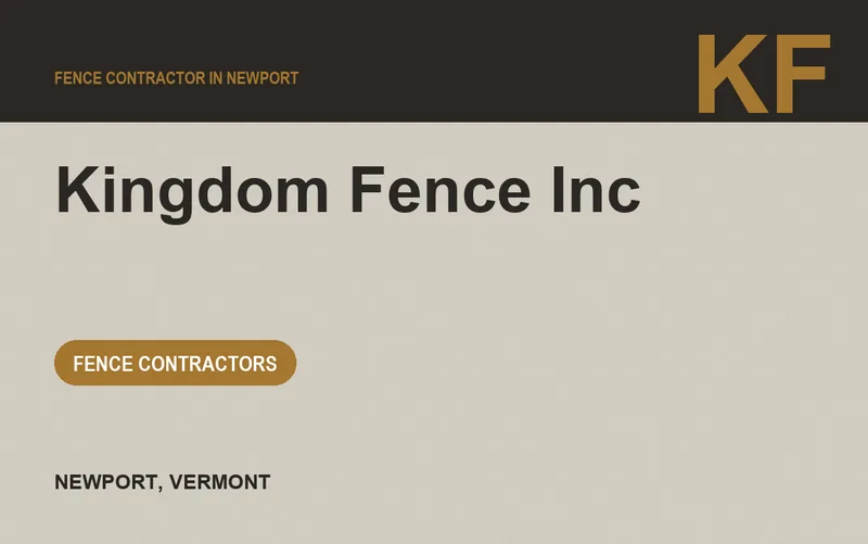 Kingdom Fence Inc in Newport, Vermont
