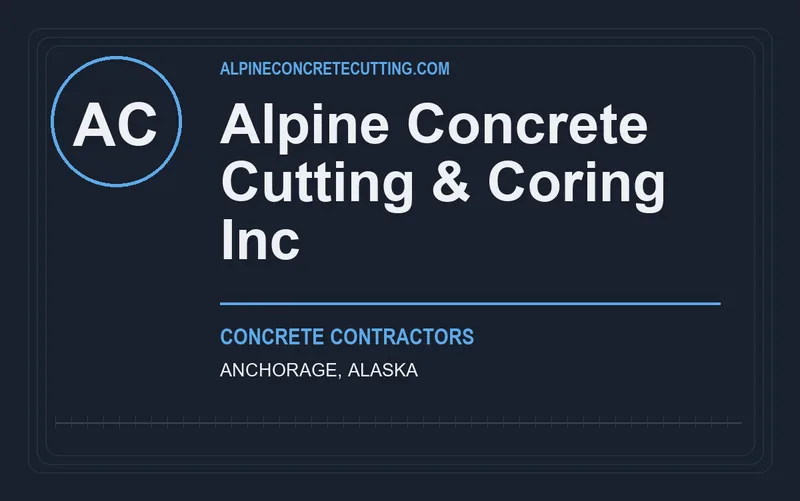 Alpine Concrete Cutting & Coring Inc in Anchorage, Alaska