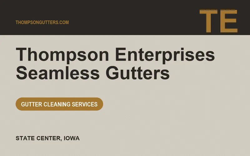 Thompson Enterprises Seamless Gutters in State Center, Iowa