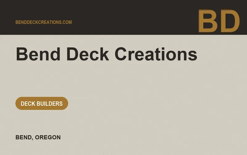 Bend Deck Creations in Bend, Oregon