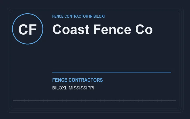 Coast Fence Co in Biloxi, Mississippi