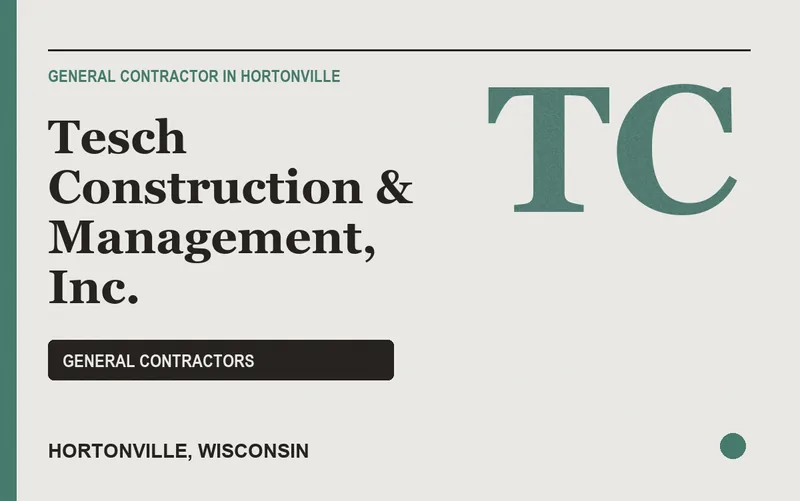 Tesch Construction & Management, Inc. in Hortonville, Wisconsin