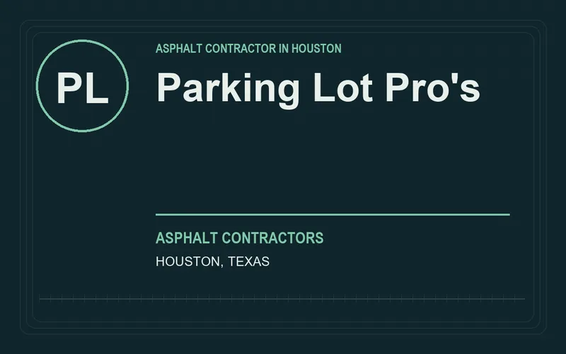 Parking Lot Pro's in Houston, Texas