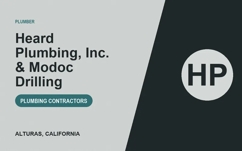 Heard Plumbing, Inc. & Modoc Drilling in Alturas, California