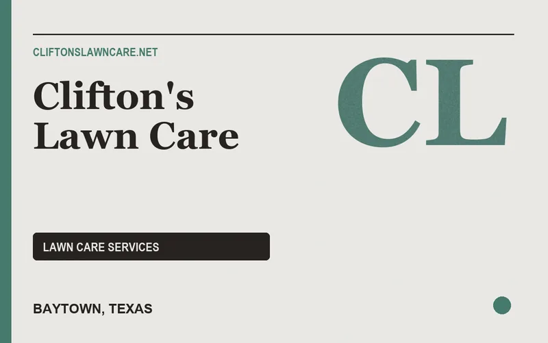 Clifton's Lawn Care in Baytown, Texas