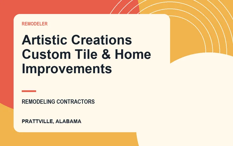 Artistic Creations Custom Tile & Home Improvements in Prattville, Alabama