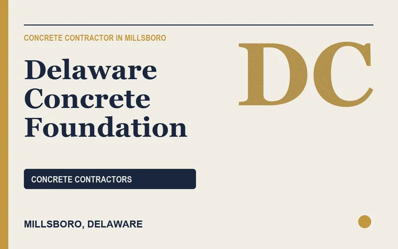Delaware Concrete Foundation in Millsboro, Delaware