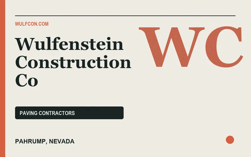 Wulfenstein Construction Co in Pahrump, Nevada