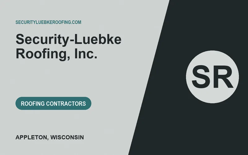 Security-Luebke Roofing, Inc. in Appleton, Wisconsin