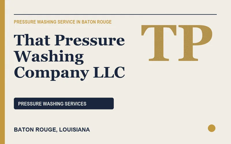 That Pressure Washing Company LLC in Baton Rouge, Louisiana