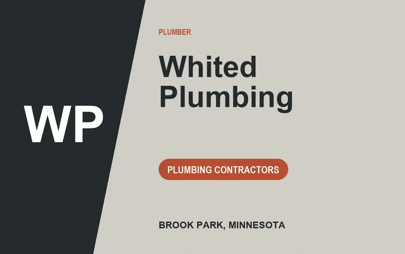 Whited Plumbing in Brook Park, Minnesota