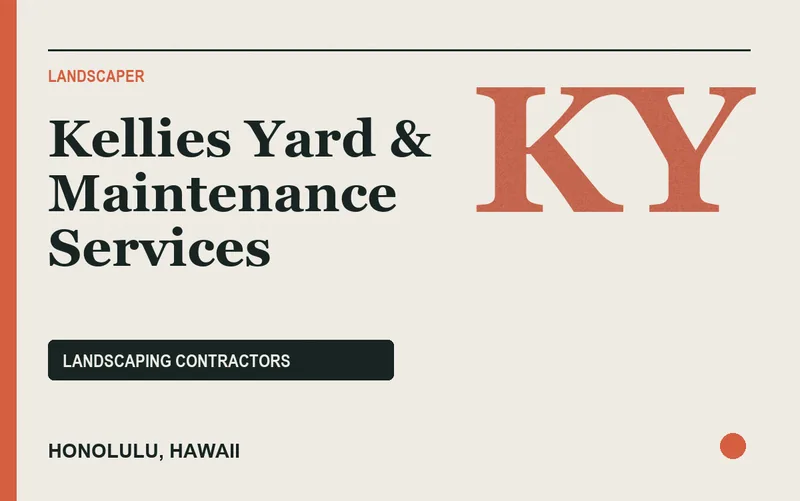 Kellies Yard & Maintenance Services in Honolulu, Hawaii