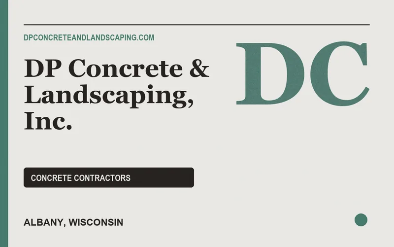 DP Concrete & Landscaping, Inc. in Albany, Wisconsin