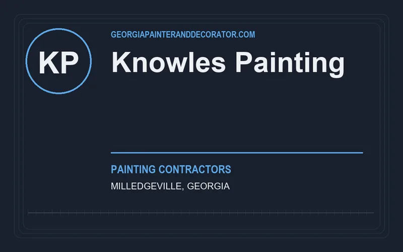 Knowles Painting in Milledgeville, Georgia