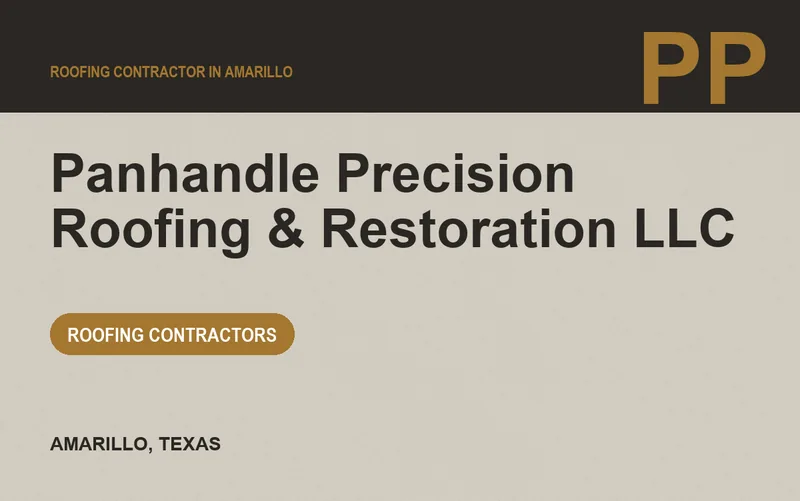 Panhandle Precision Roofing & Restoration LLC in Amarillo, Texas