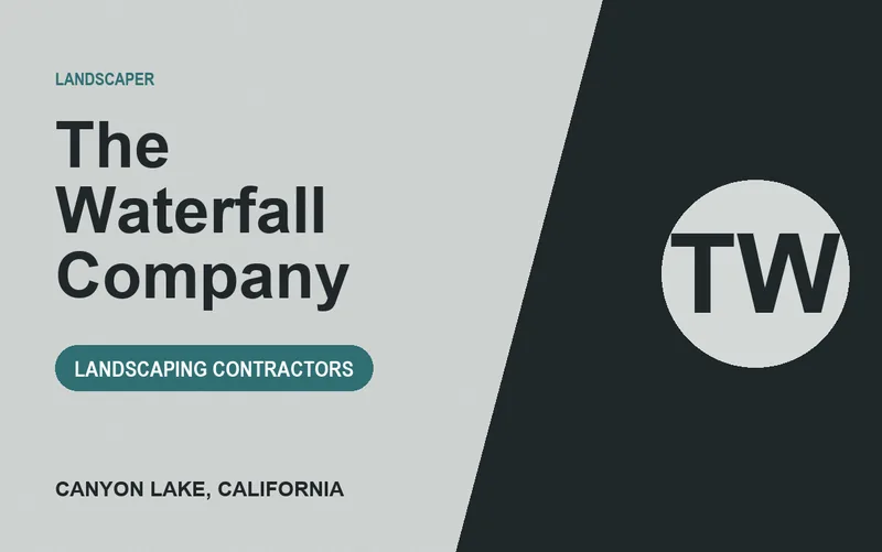 The Waterfall Company in Canyon Lake, California