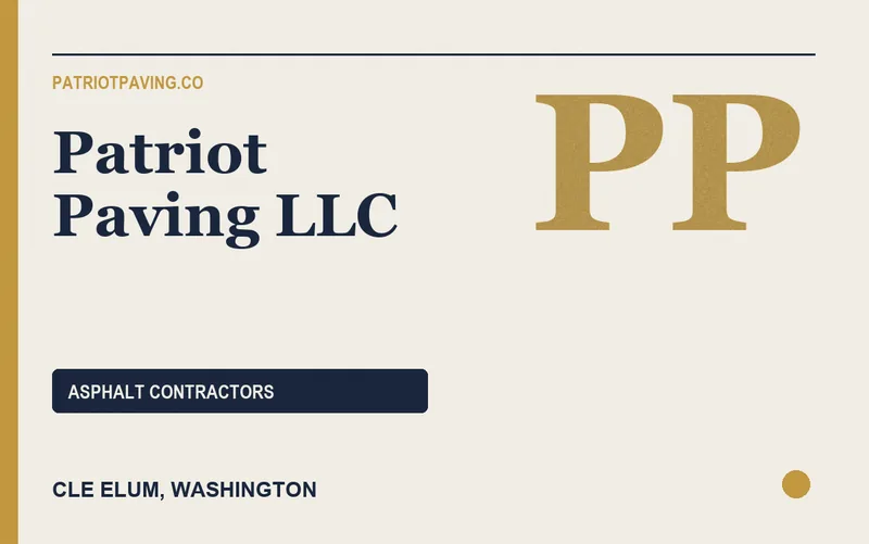 Patriot Paving LLC in Cle Elum, Washington