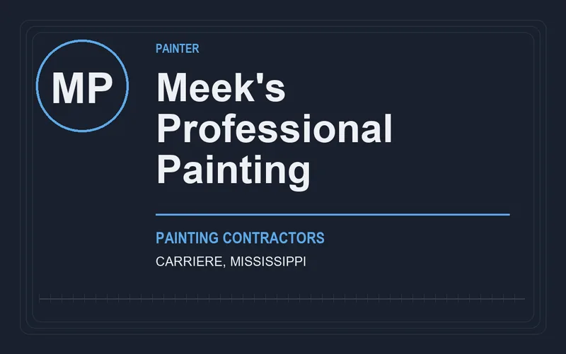 Meek's Professional Painting in Carriere, Mississippi