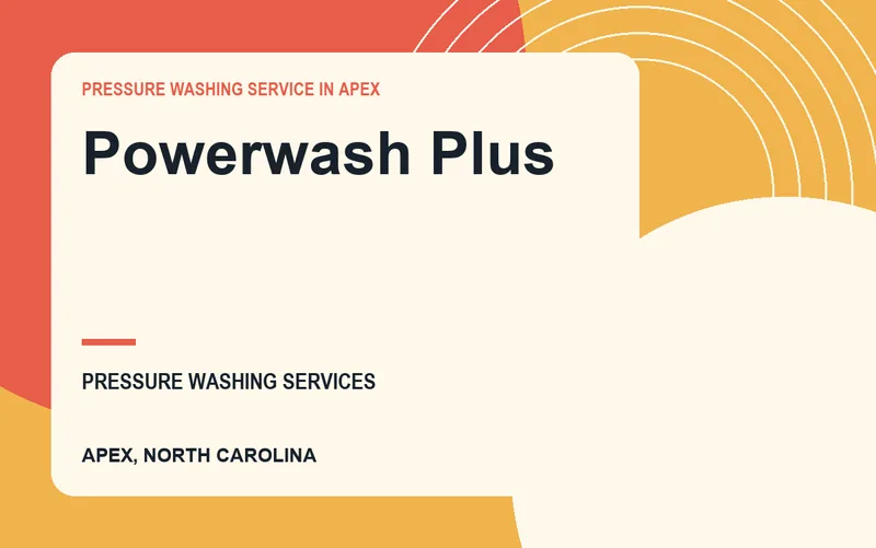 Powerwash Plus in Apex, North Carolina