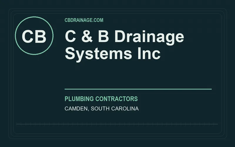 C & B Drainage Systems Inc in Camden, South Carolina