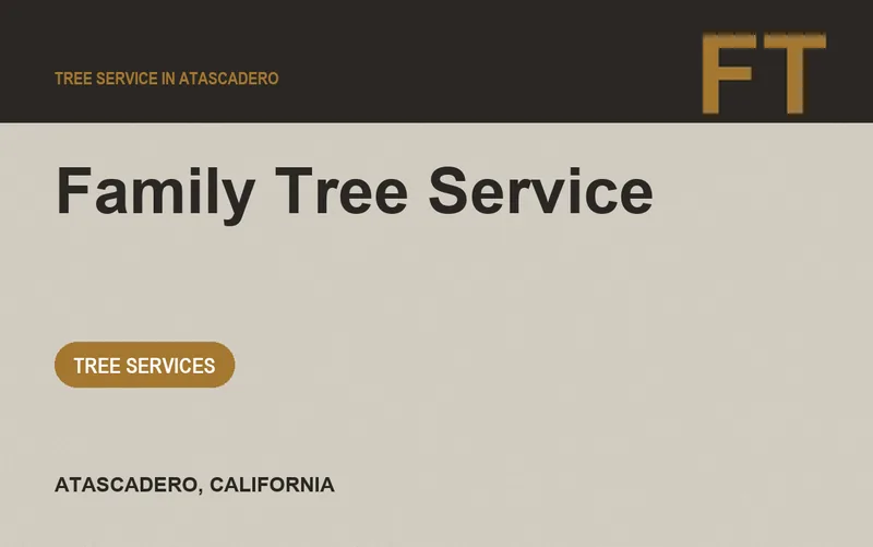 Family Tree Service in Atascadero, California