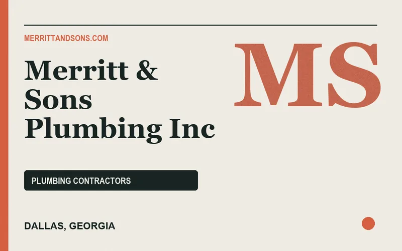 Merritt & Sons Plumbing Inc in Dallas, Georgia