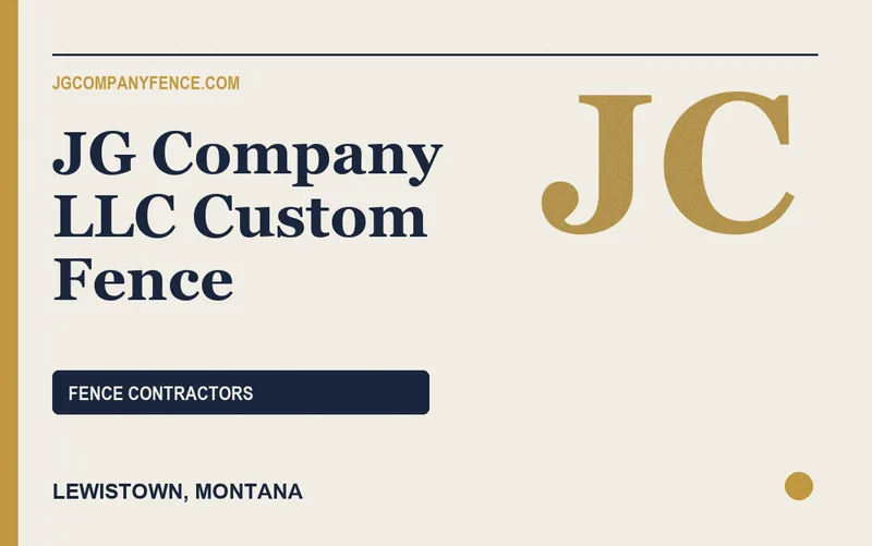 JG Company LLC Custom Fence in Lewistown, Montana