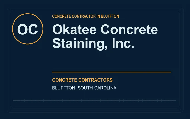 Okatee Concrete Staining, Inc. in Bluffton, South Carolina