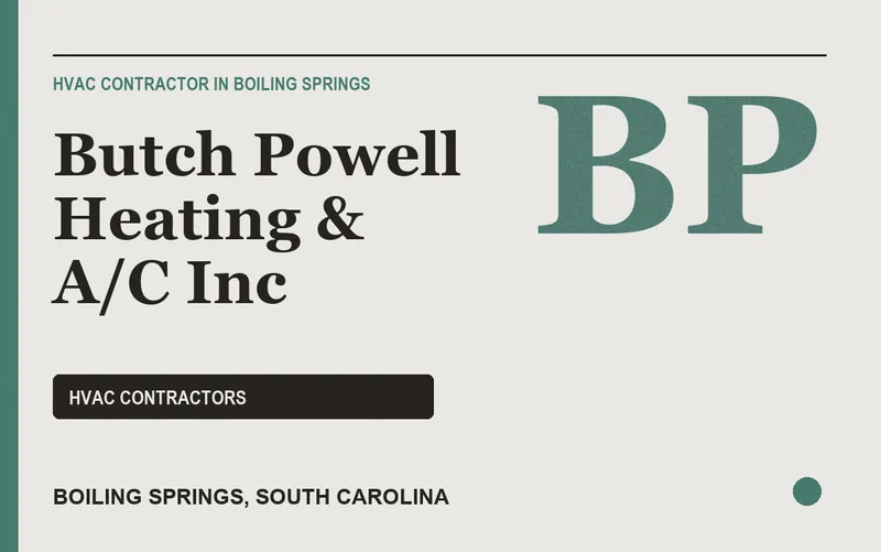 Butch Powell Heating & A/C Inc in Boiling Springs, South Carolina