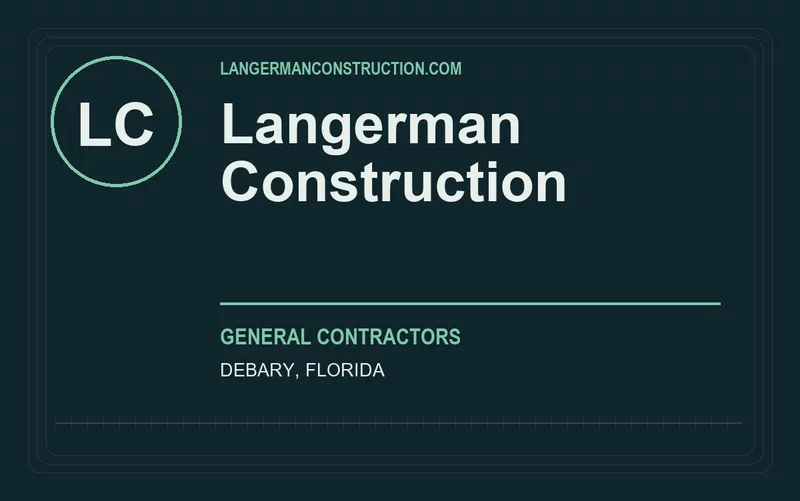 Langerman Construction in DeBary, Florida