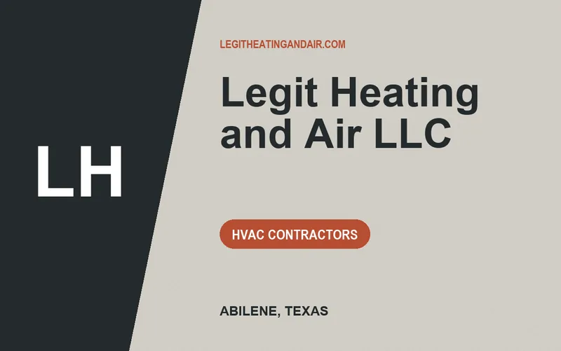Legit Heating and Air LLC in Abilene, Texas