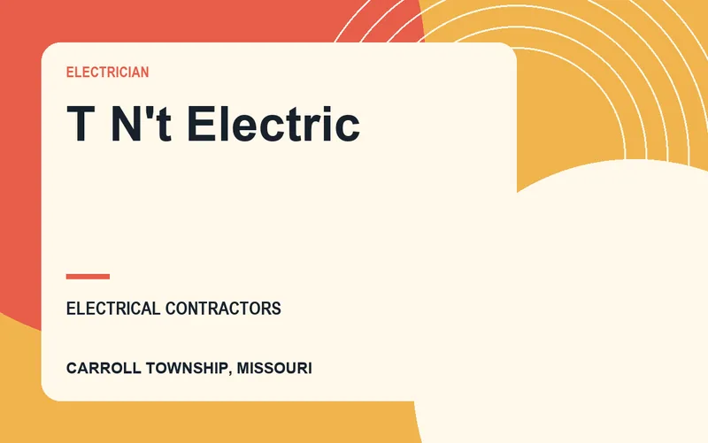 T N't Electric in Carroll Township, Missouri
