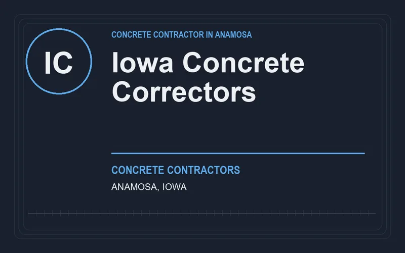 Iowa Concrete Correctors in Anamosa, Iowa