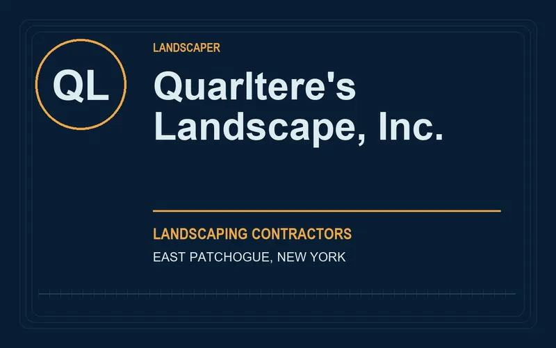 Quarltere's Landscape, Inc. in East Patchogue, New York