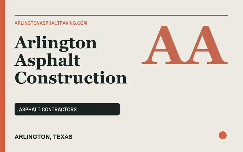 Arlington Asphalt Construction in Arlington, Texas