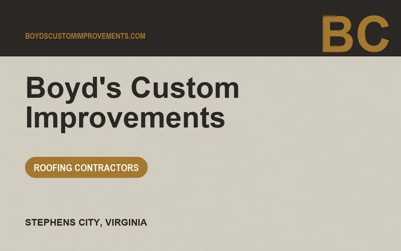 Boyd's Custom Improvements in Stephens City, Virginia